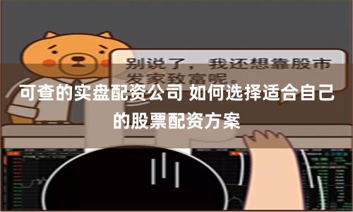 可查的实盘配资公司 如何选择适合自己的股票配资方案
