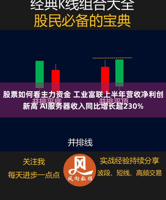 股票如何看主力资金 工业富联上半年营收净利创新高 AI服务器收入同比增长超230%